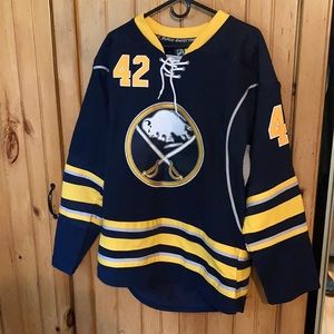 Hockey Jersey, Nathan Gerbe #42 Buffalo Sabers.